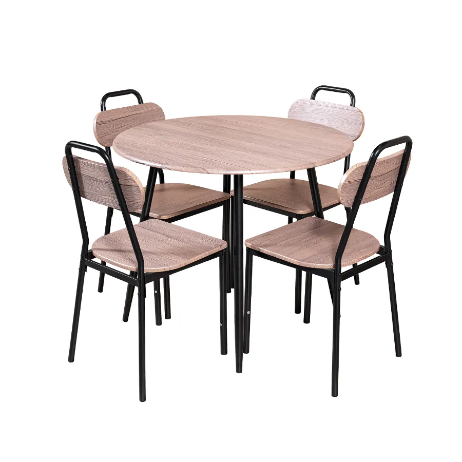 Elsie 4 Seater Round Dining Set