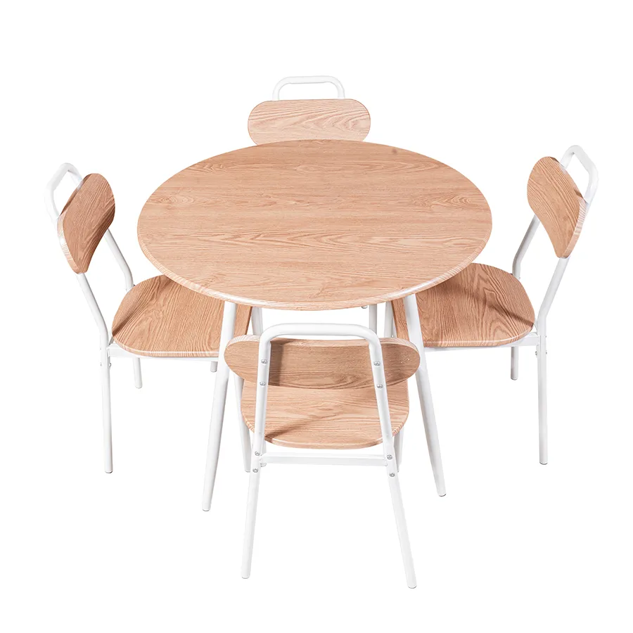 Elsie 4 Seater Round Dining Set