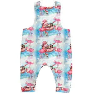 Flamingo Koala Long Leg Overalls