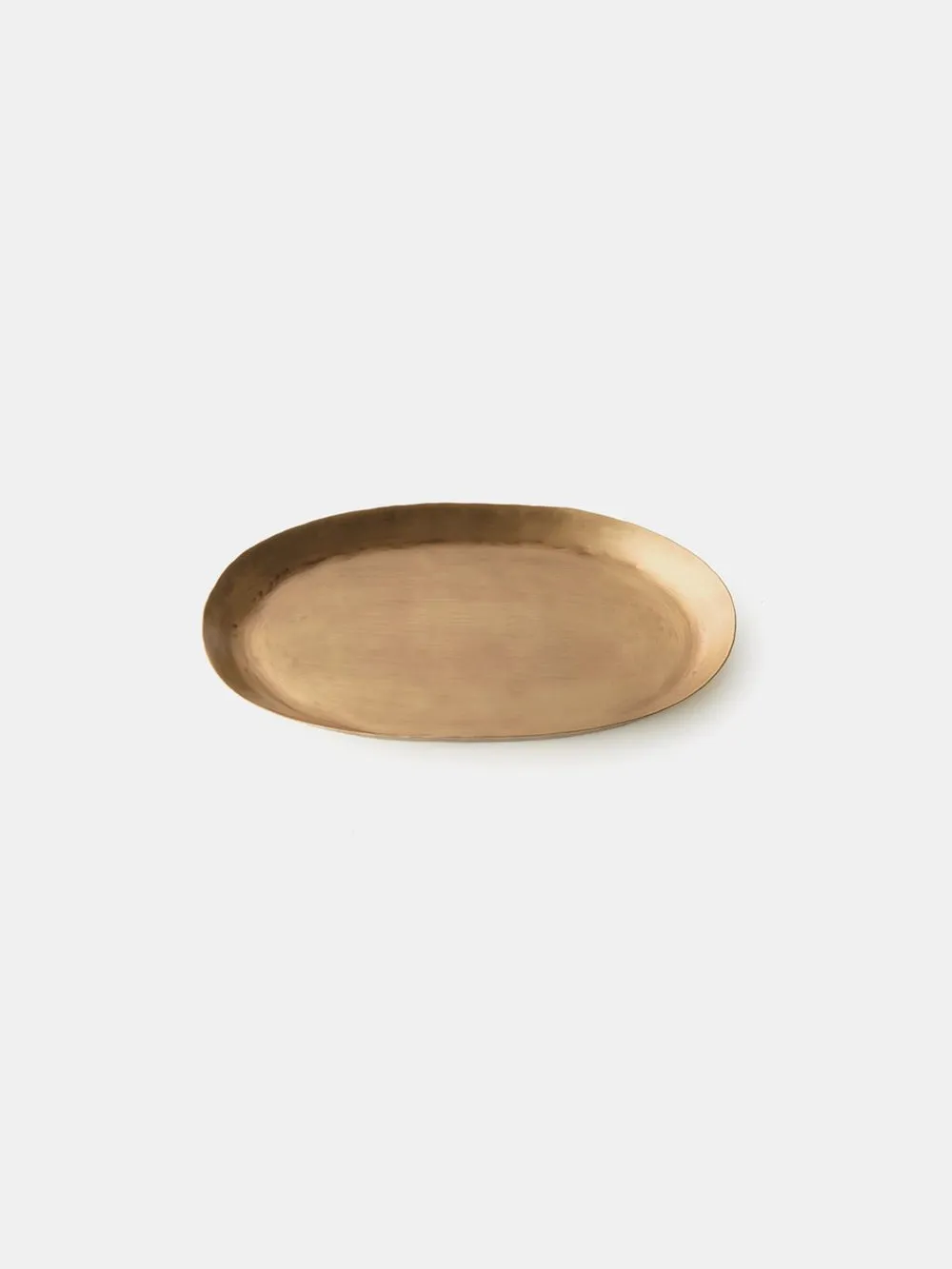 Fog Et Cetera Brass Small Oval Tray