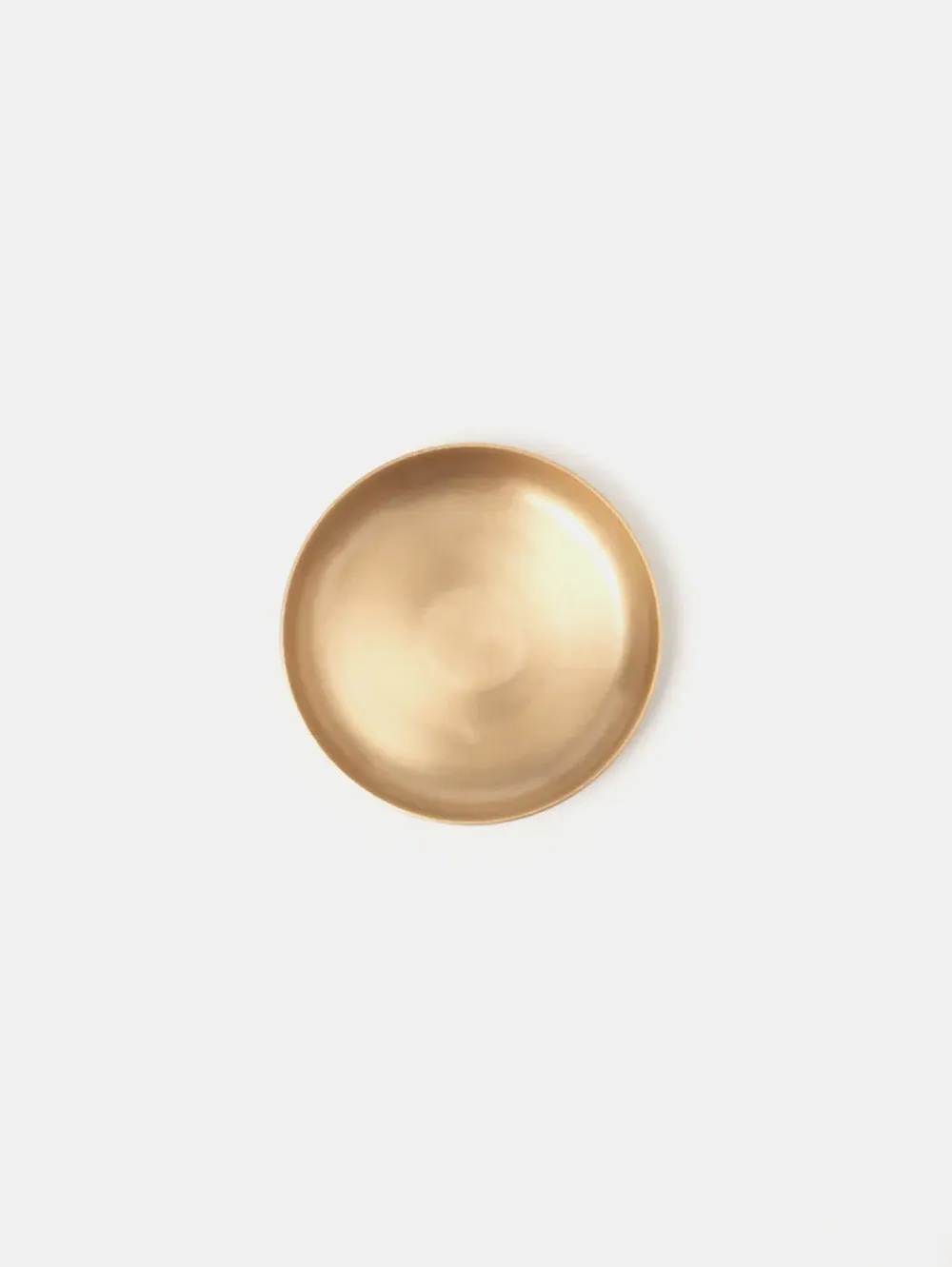 Fog Et Cetera Small Brass Round Plate