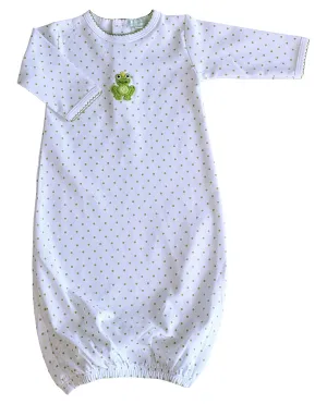 Frog Print Baby's Daygown