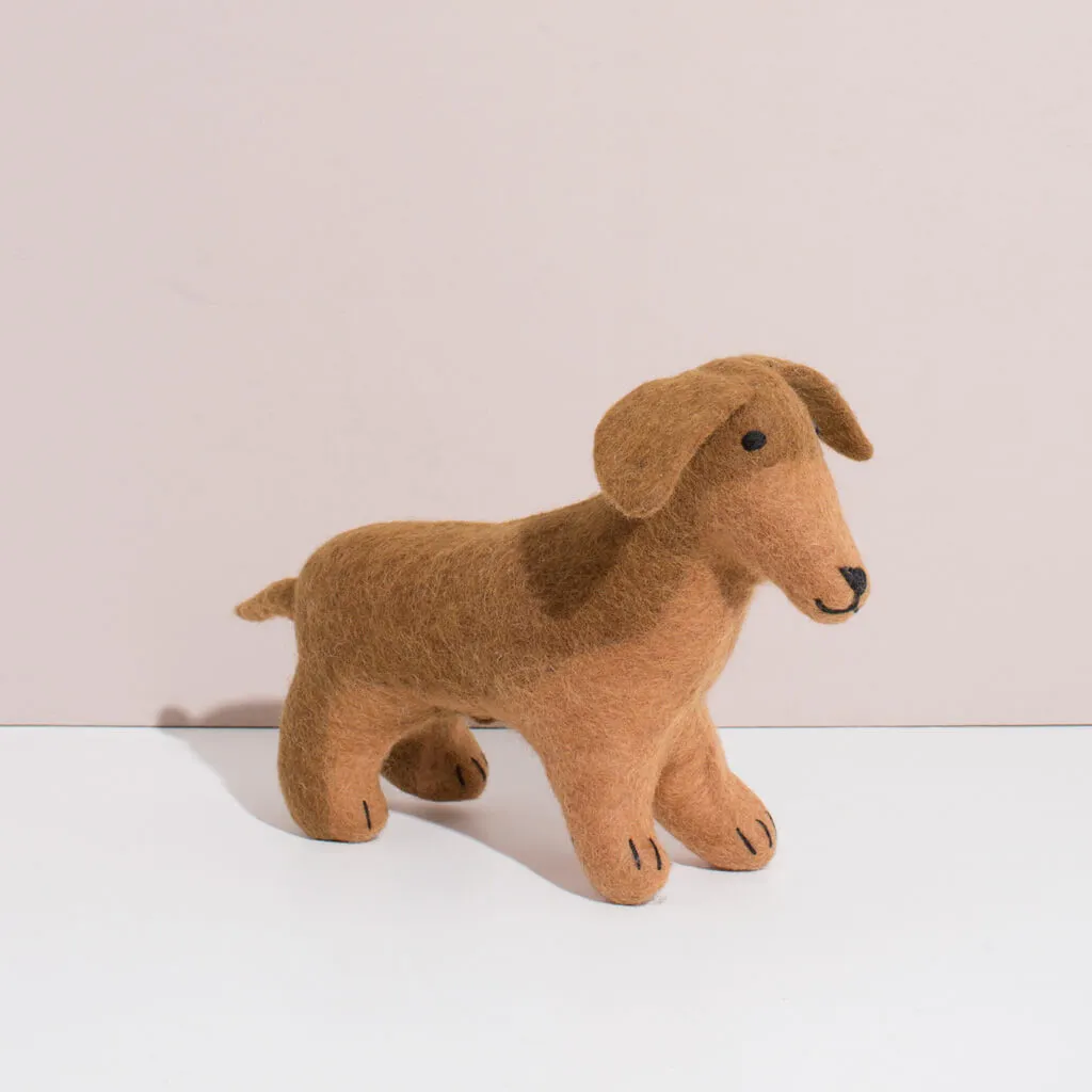 Hand Felted Dachshund - Large