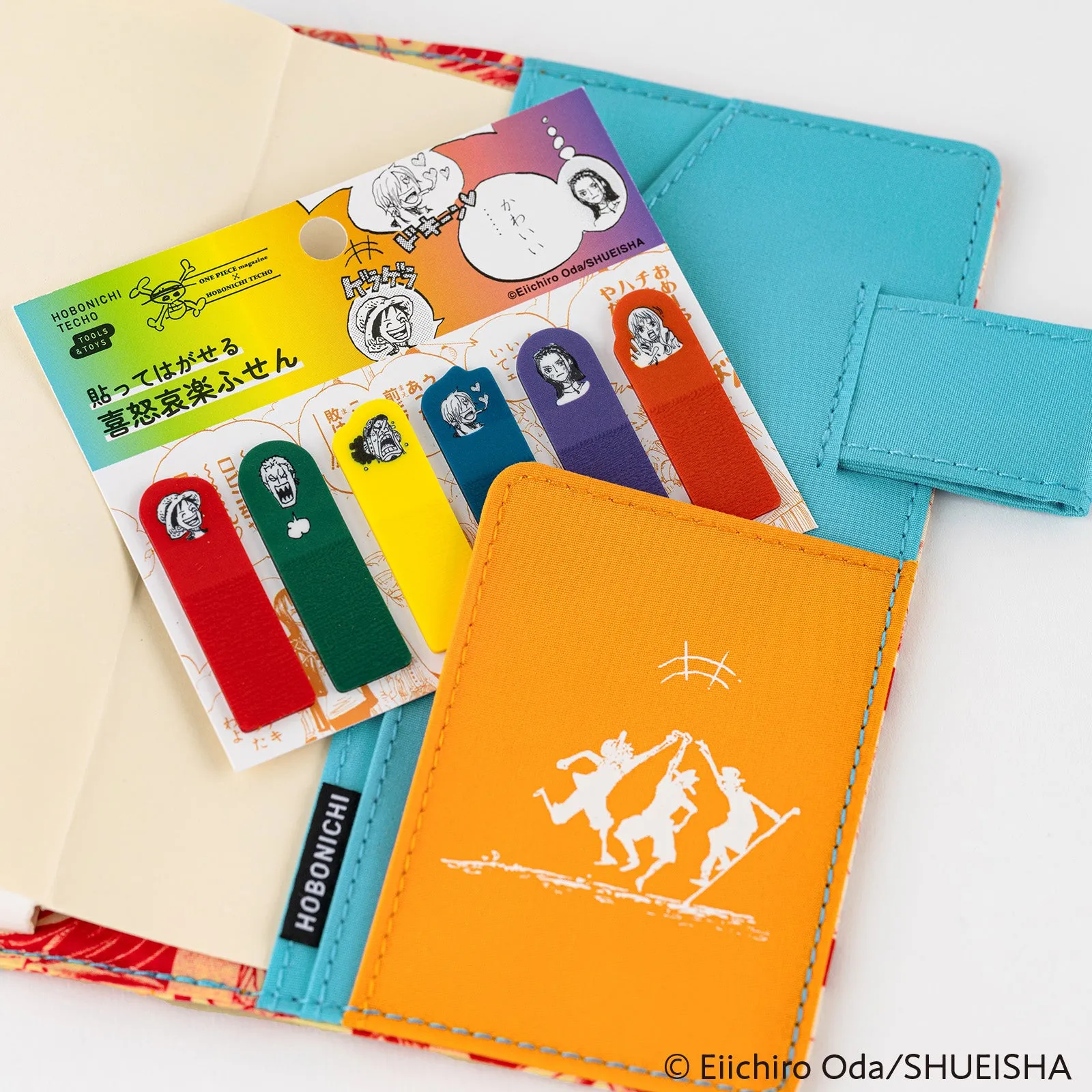 Hobonichi ONE PIECE magazine: Clear Sticky Note Set (Emotions)