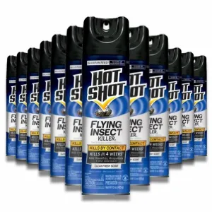 Hot Shot - Flying Insect Killer Spray - 15 Oz - 12 Pack