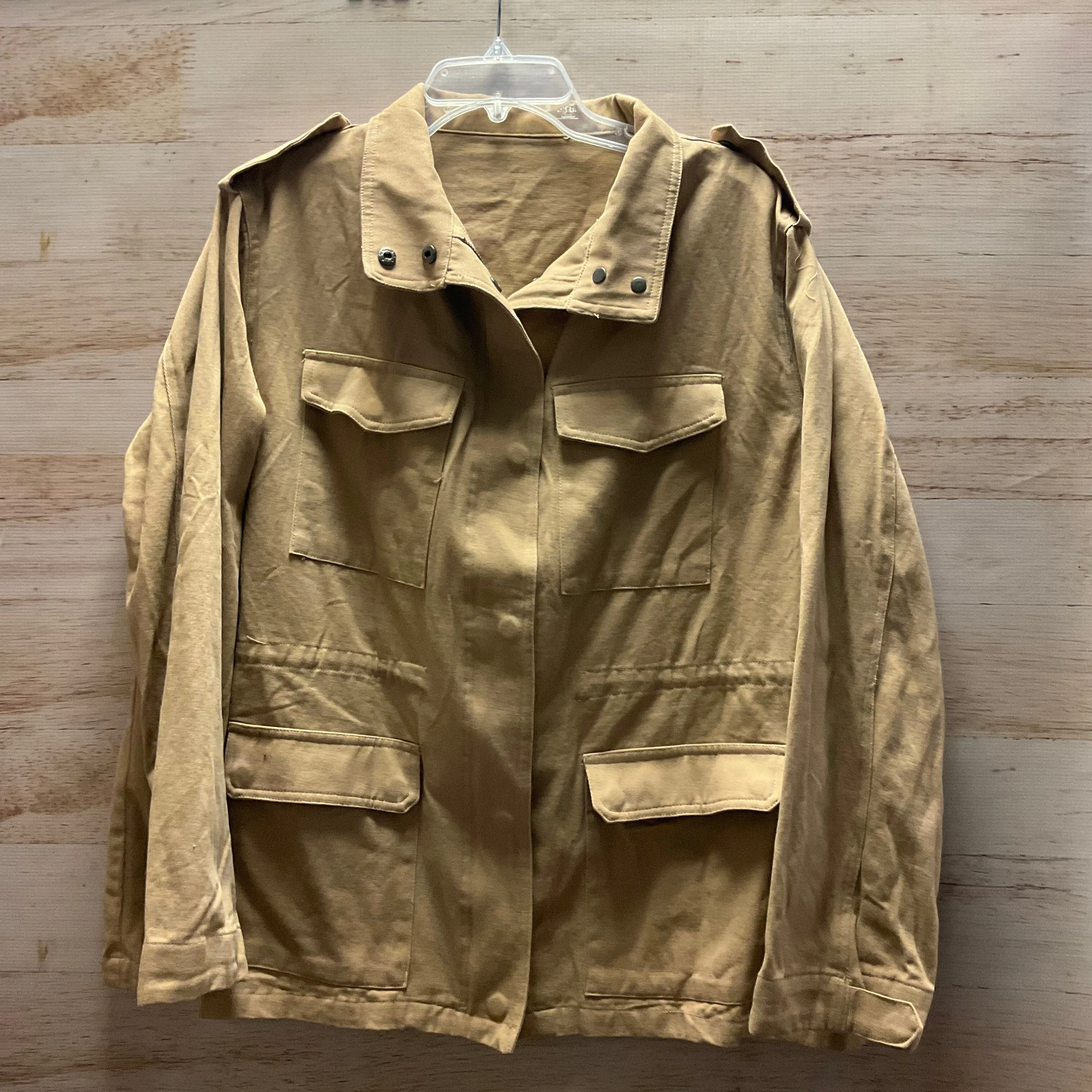 Jacket Other By Clothes Mentor In Brown, Size: 1x