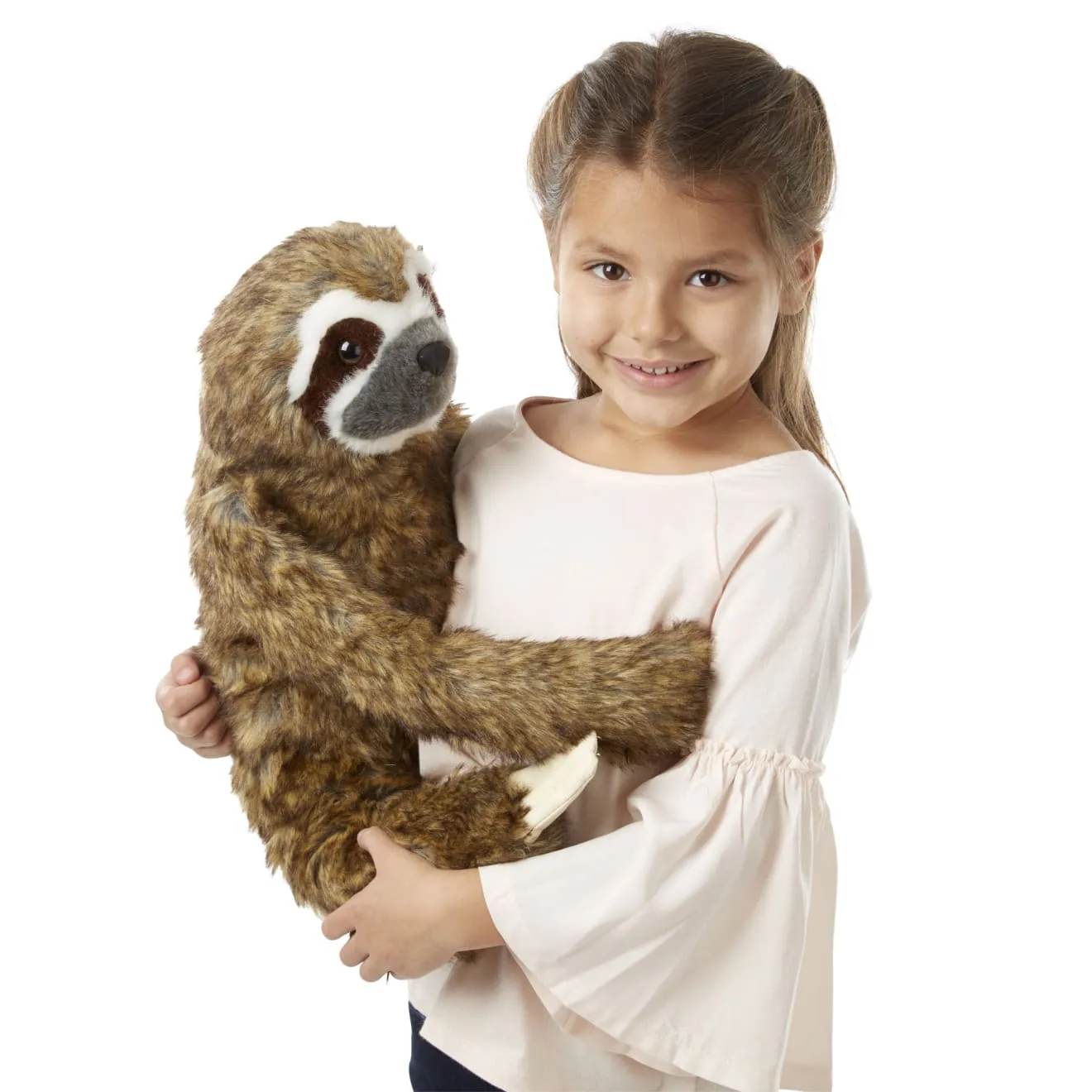 Lifelike Plush Sloth