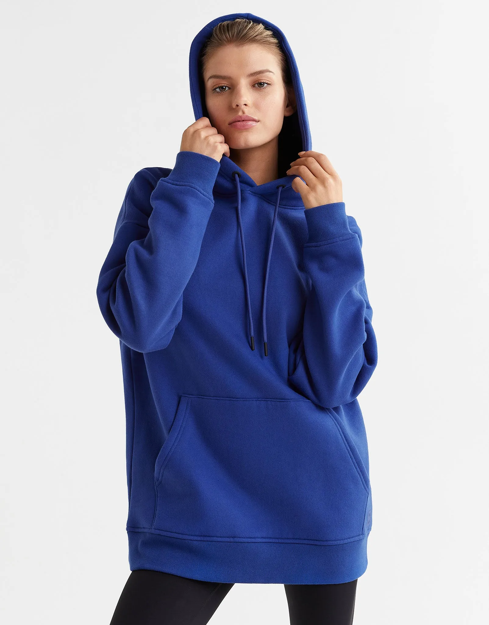 Lucy Hooded Sweater in Cobalt Blue