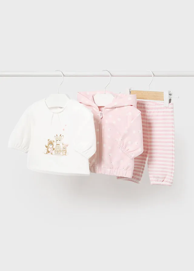 Mayoral 2613 043 - Baby Rose 3 Piece Tracksuit