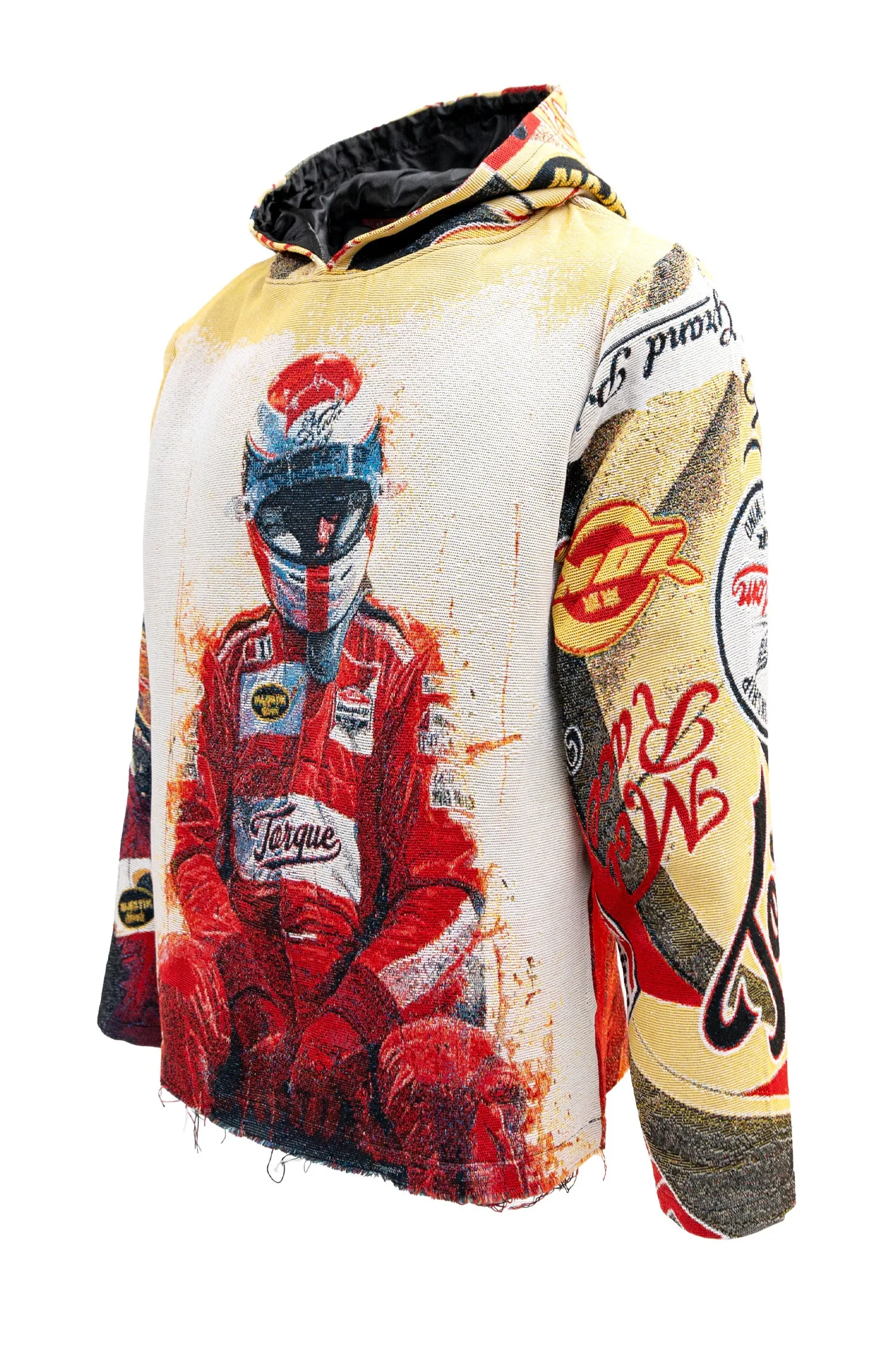 Men's Premium F1 Racer Tapestry Jacquard Long Sleeve Hoodie