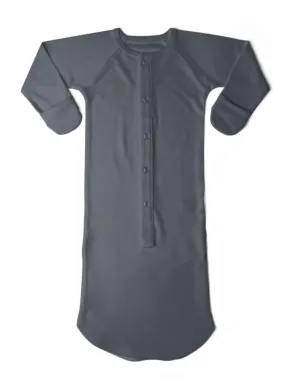 Midnight Viscose Organic Convertible Baby Gown