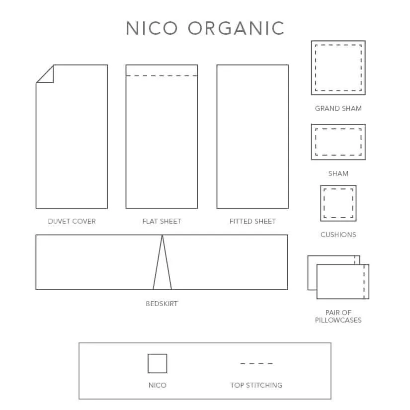 Nico Organic Duvet Covers