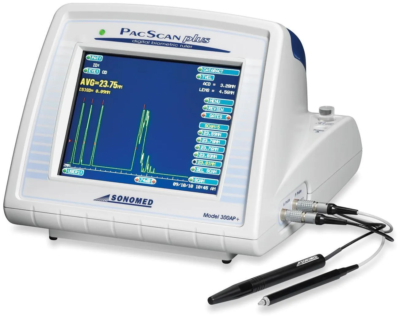 PacScan Plus A-Scan/Pachymetry