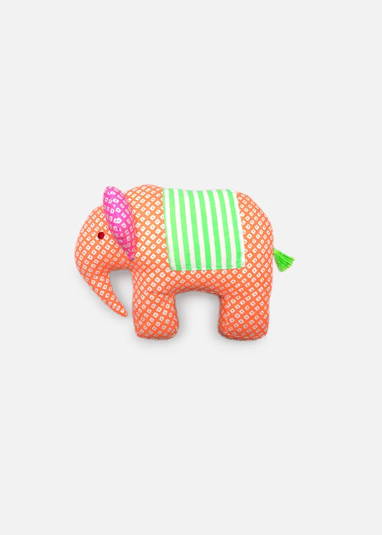 Personalized Cushion Haathi Neon Orange