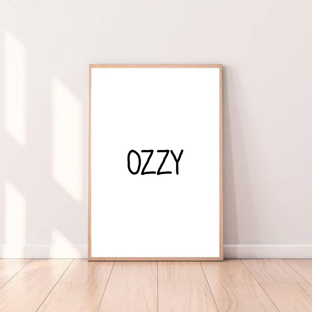 Personalized "Custom Name" Wall Art