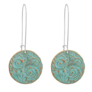 Plume Disc Earrings | Large