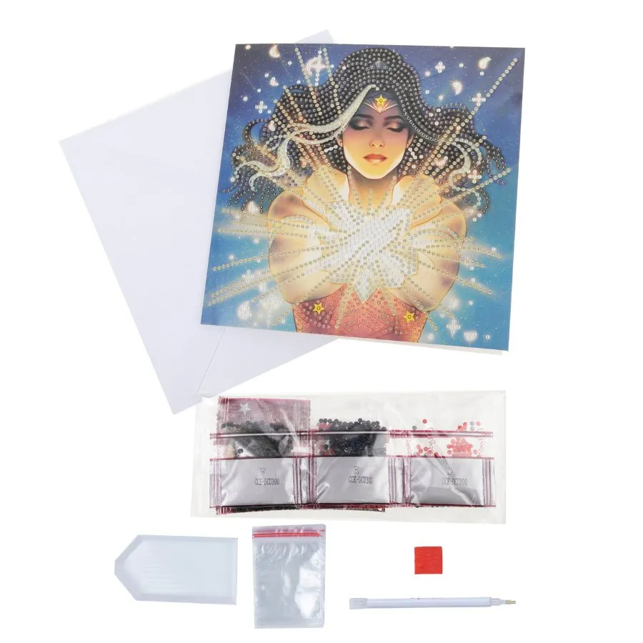 "Wonder Woman" DC Comics Crystal Art Card