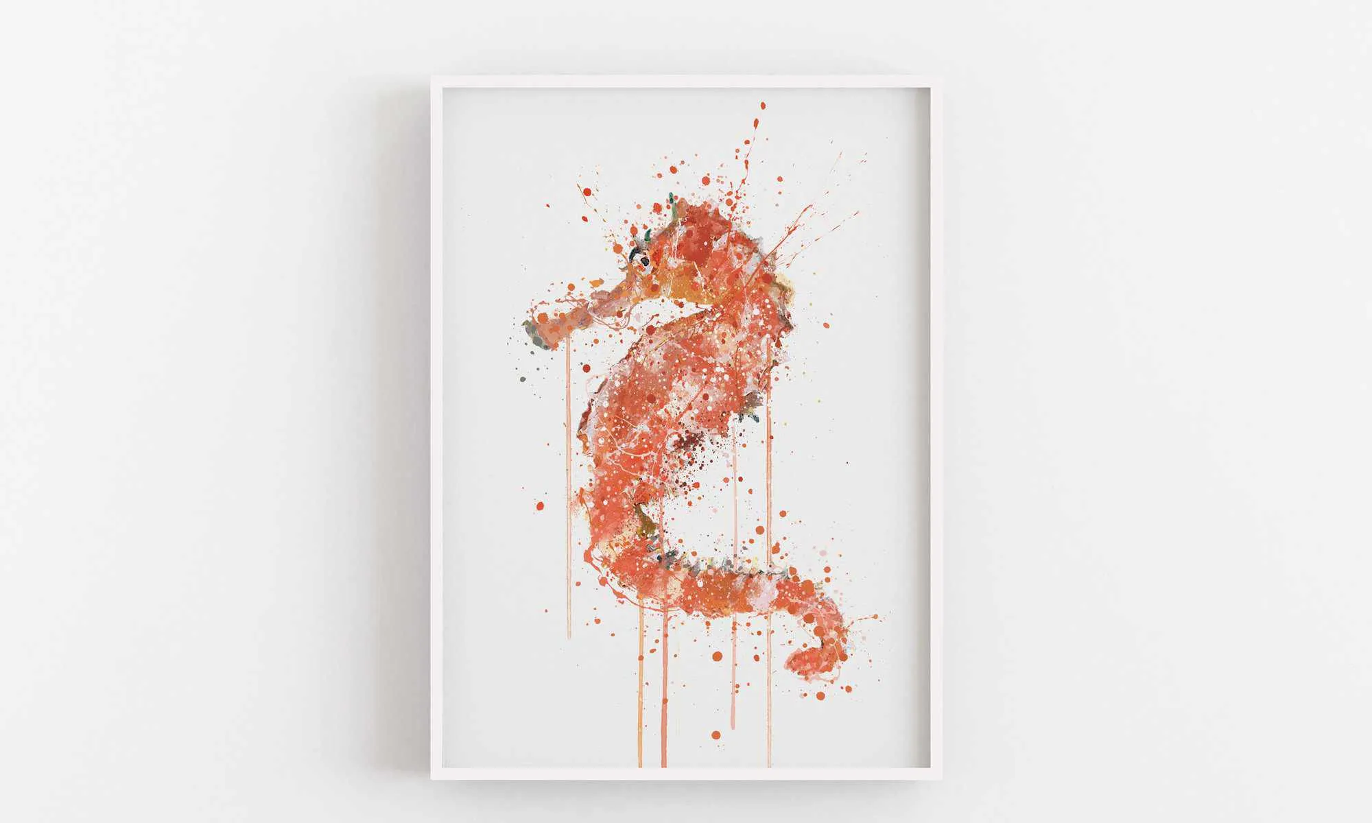 Sea Creature Wall Art Print 'Seahorse'