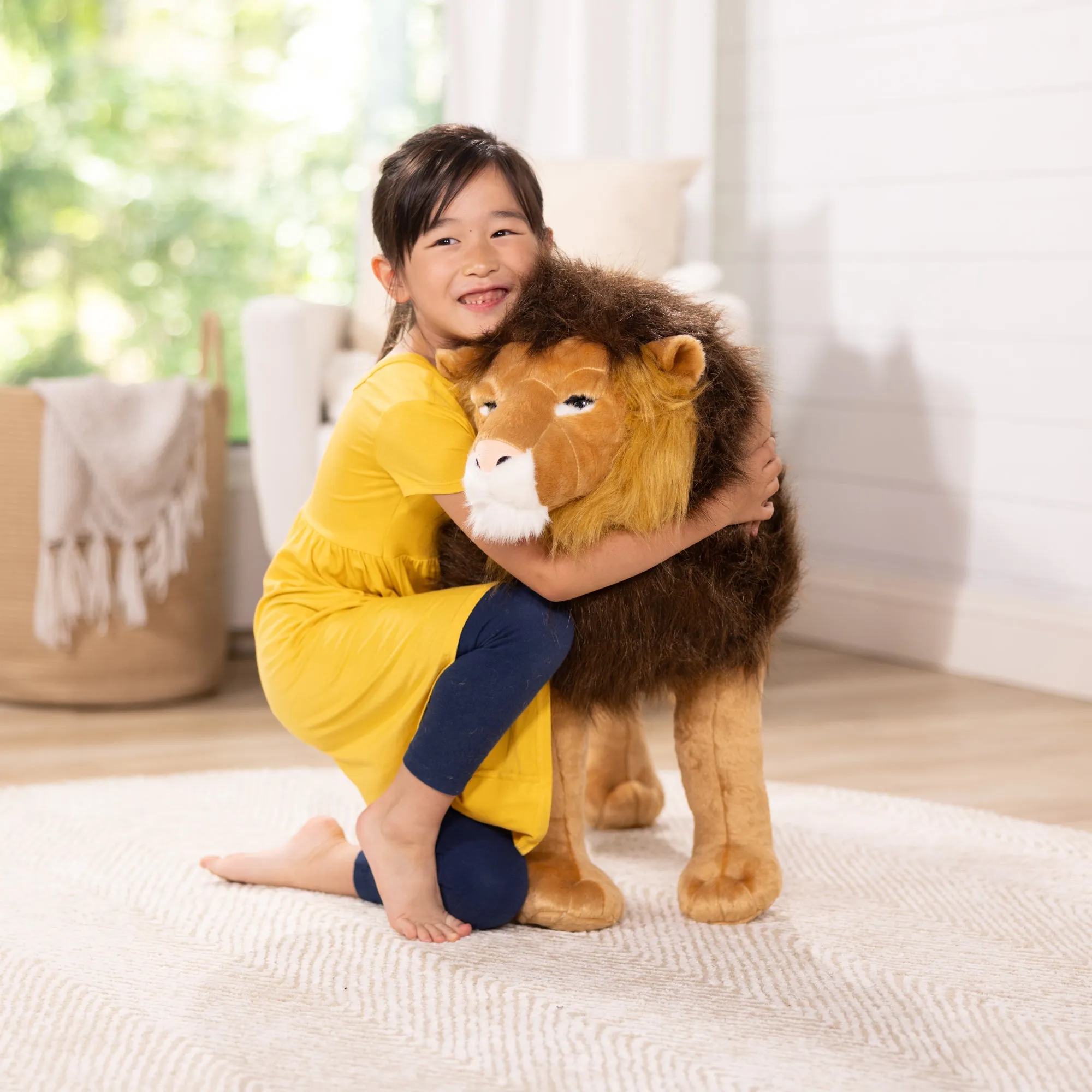 Standing Lion Lifelike Stuffed Animal