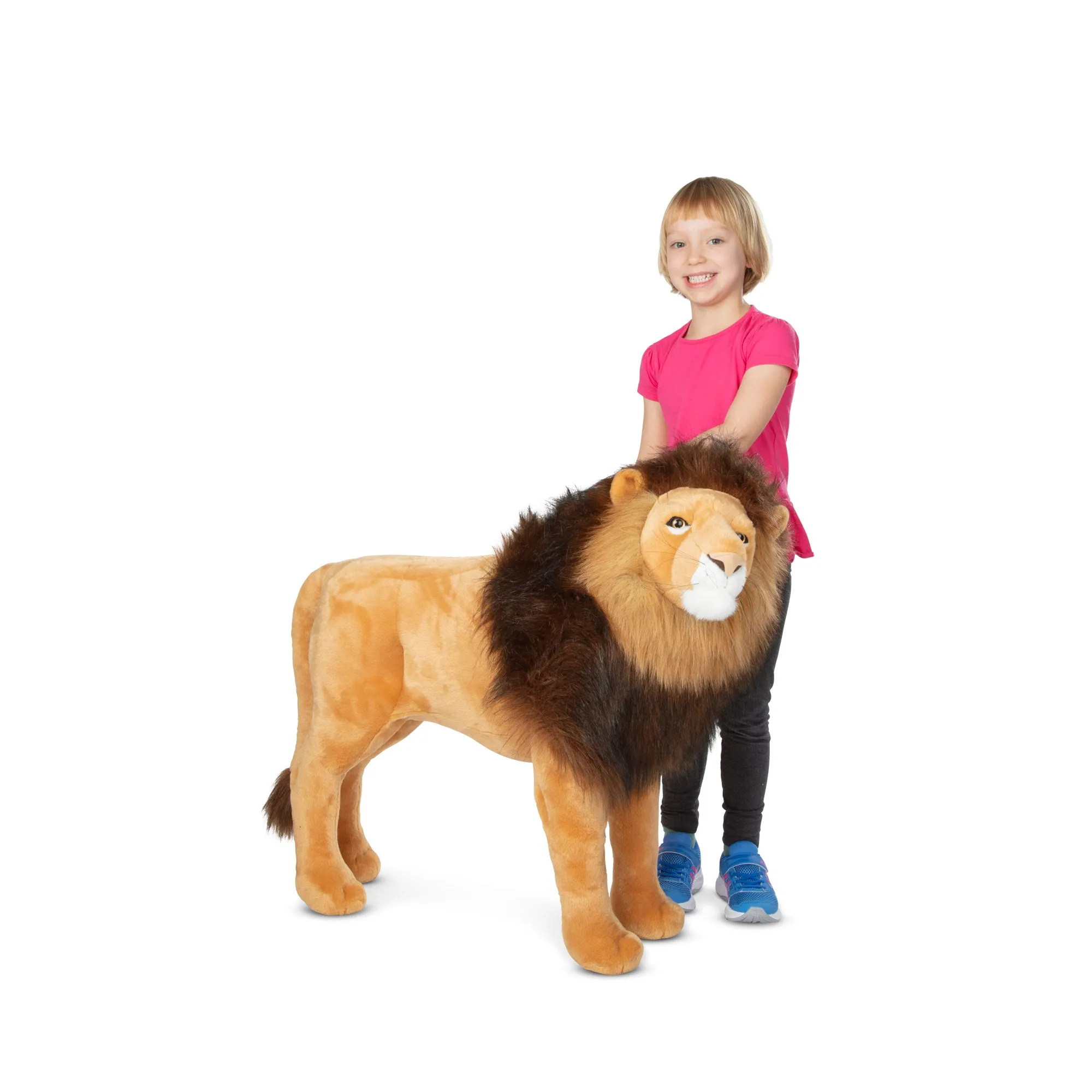 Standing Lion Lifelike Stuffed Animal