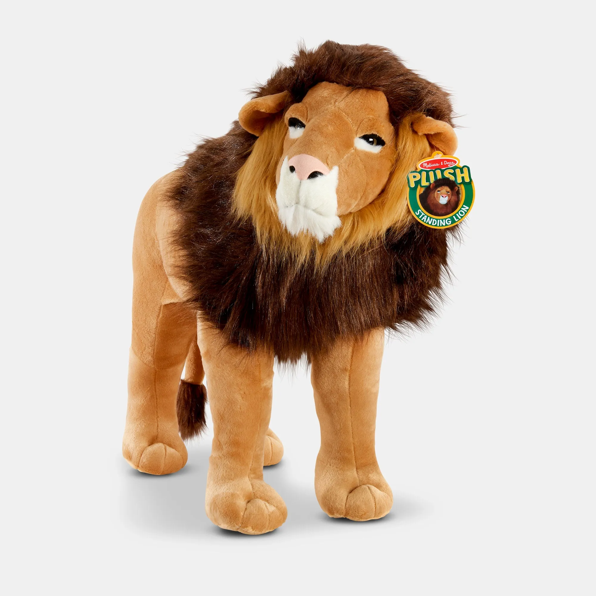 Standing Lion Lifelike Stuffed Animal