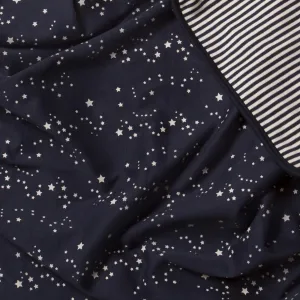 Starry Night Navy Organic Baby Blanket