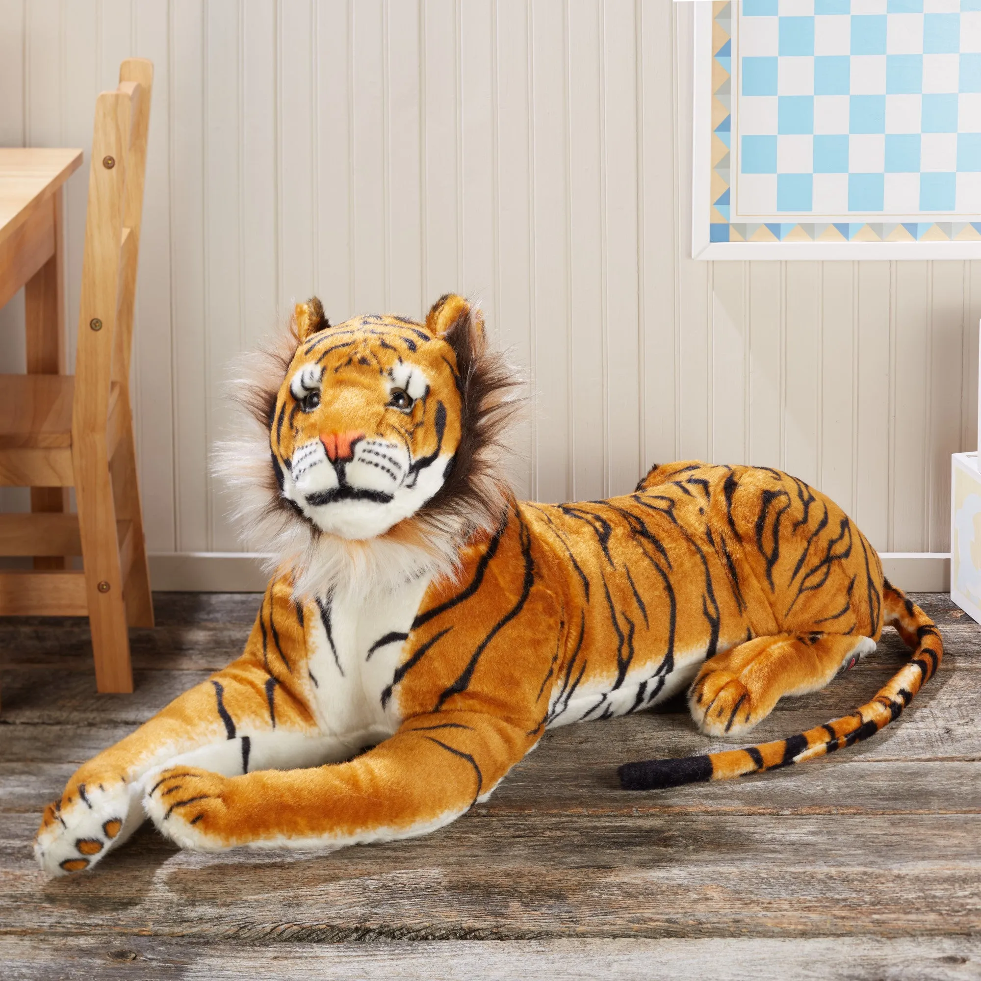 Tiger Lifelike Plush Stuffed Animal