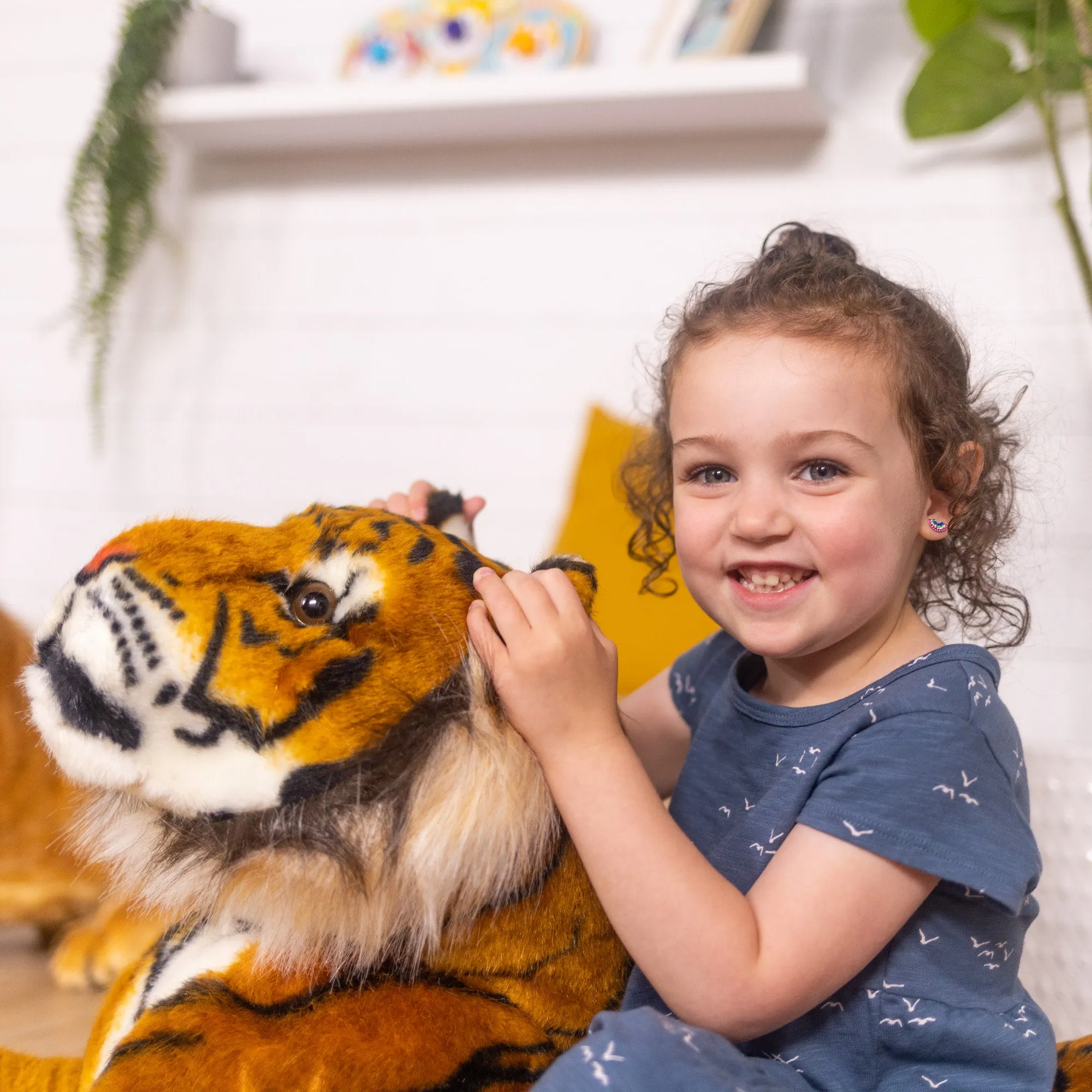 Tiger Lifelike Plush Stuffed Animal