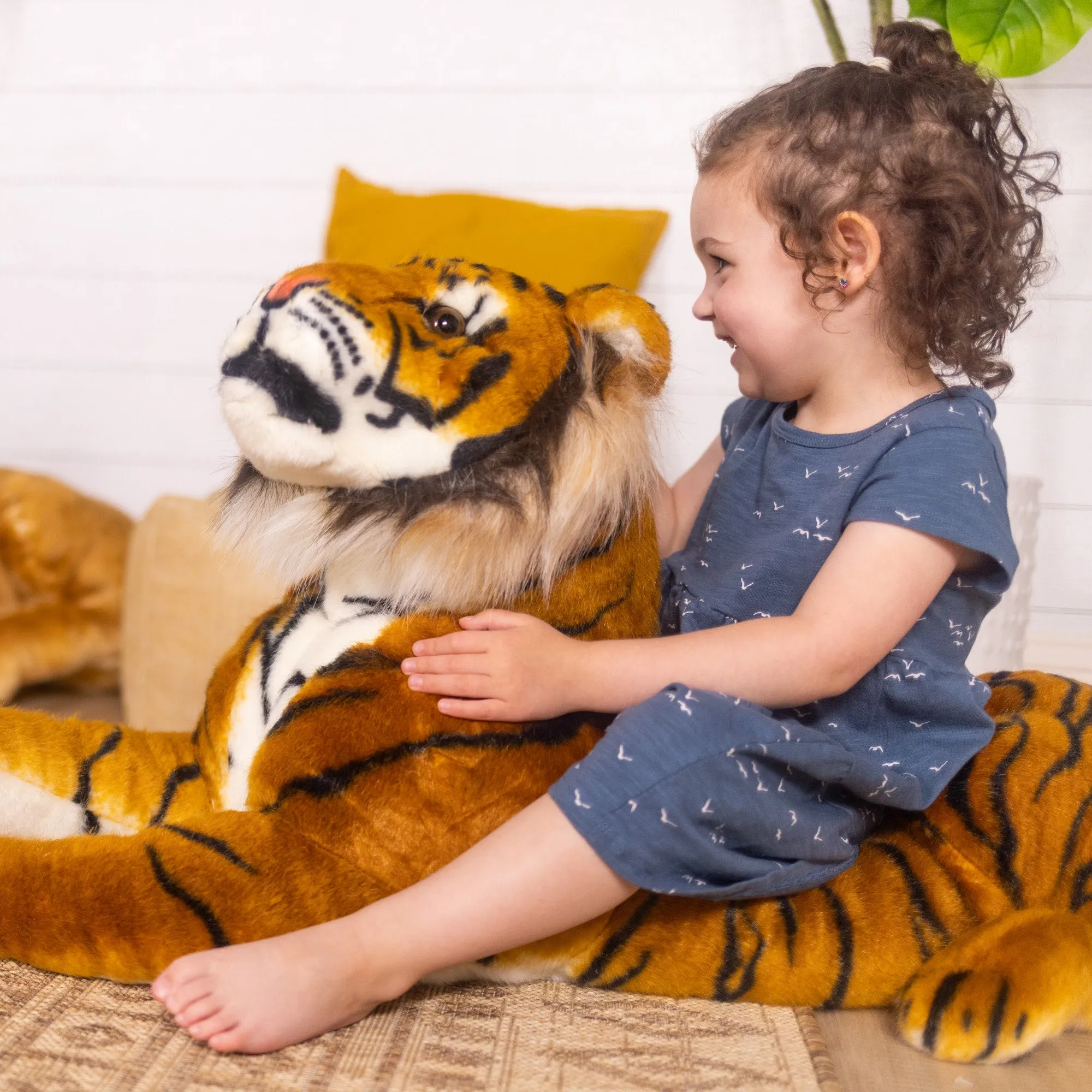 Tiger Lifelike Plush Stuffed Animal