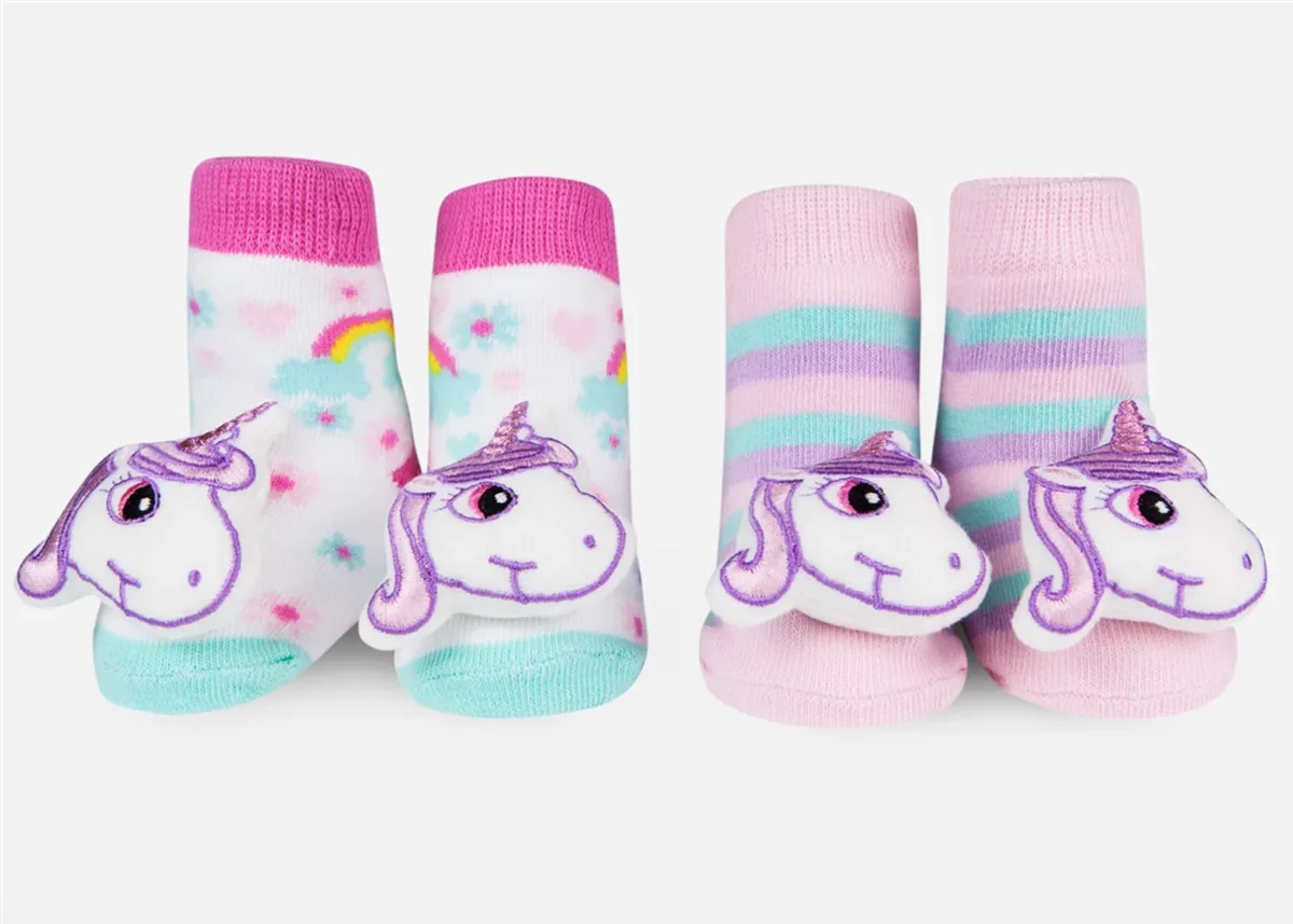 Unicorn Rattle Socks