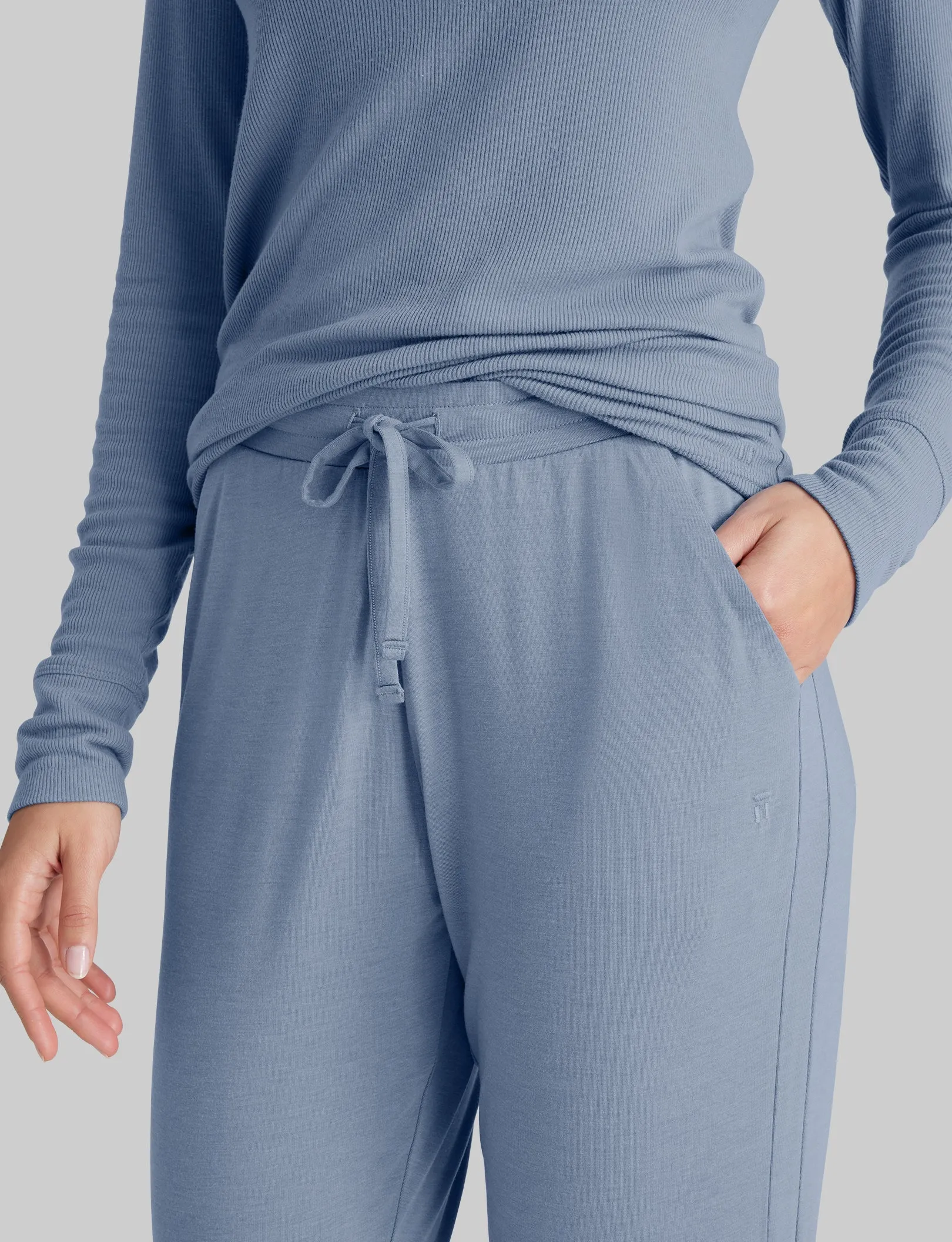 Women's Downtime Henley & Jogger Set