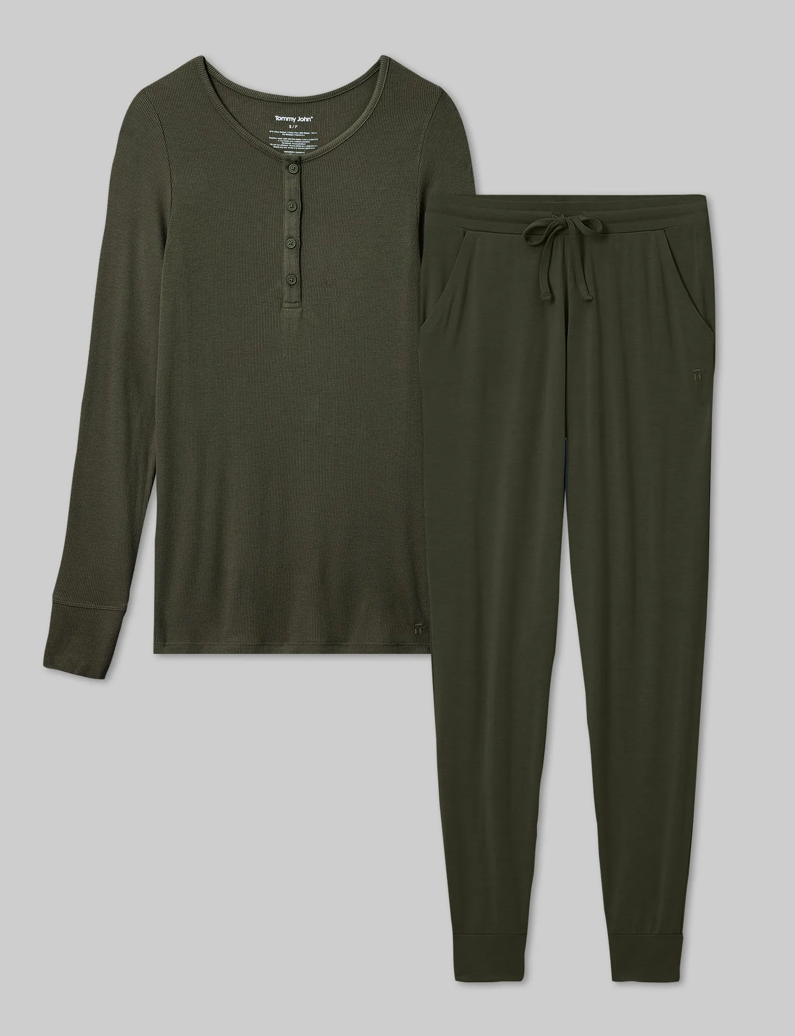 Women's Downtime Henley & Jogger Set