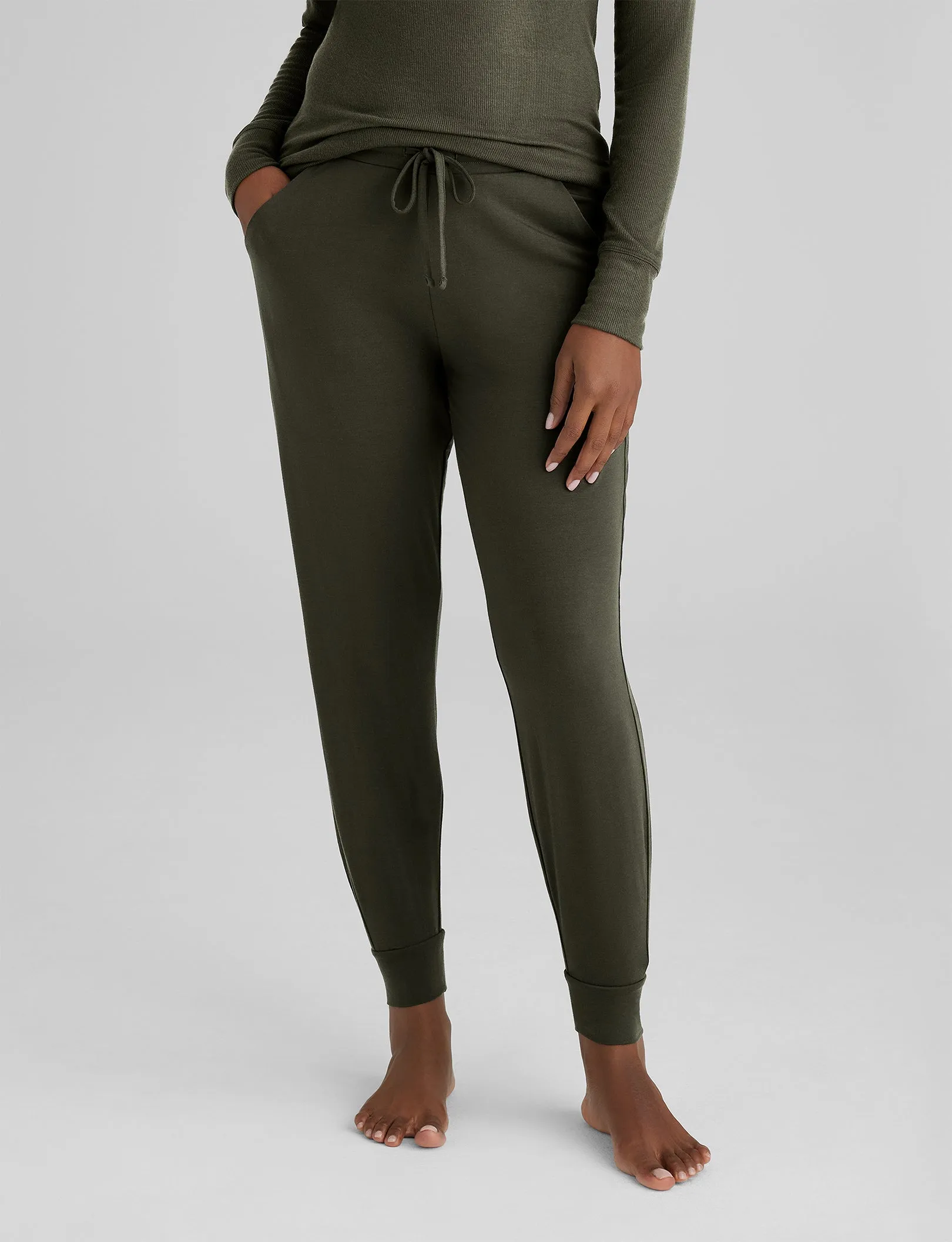 Women's Downtime Henley & Jogger Set