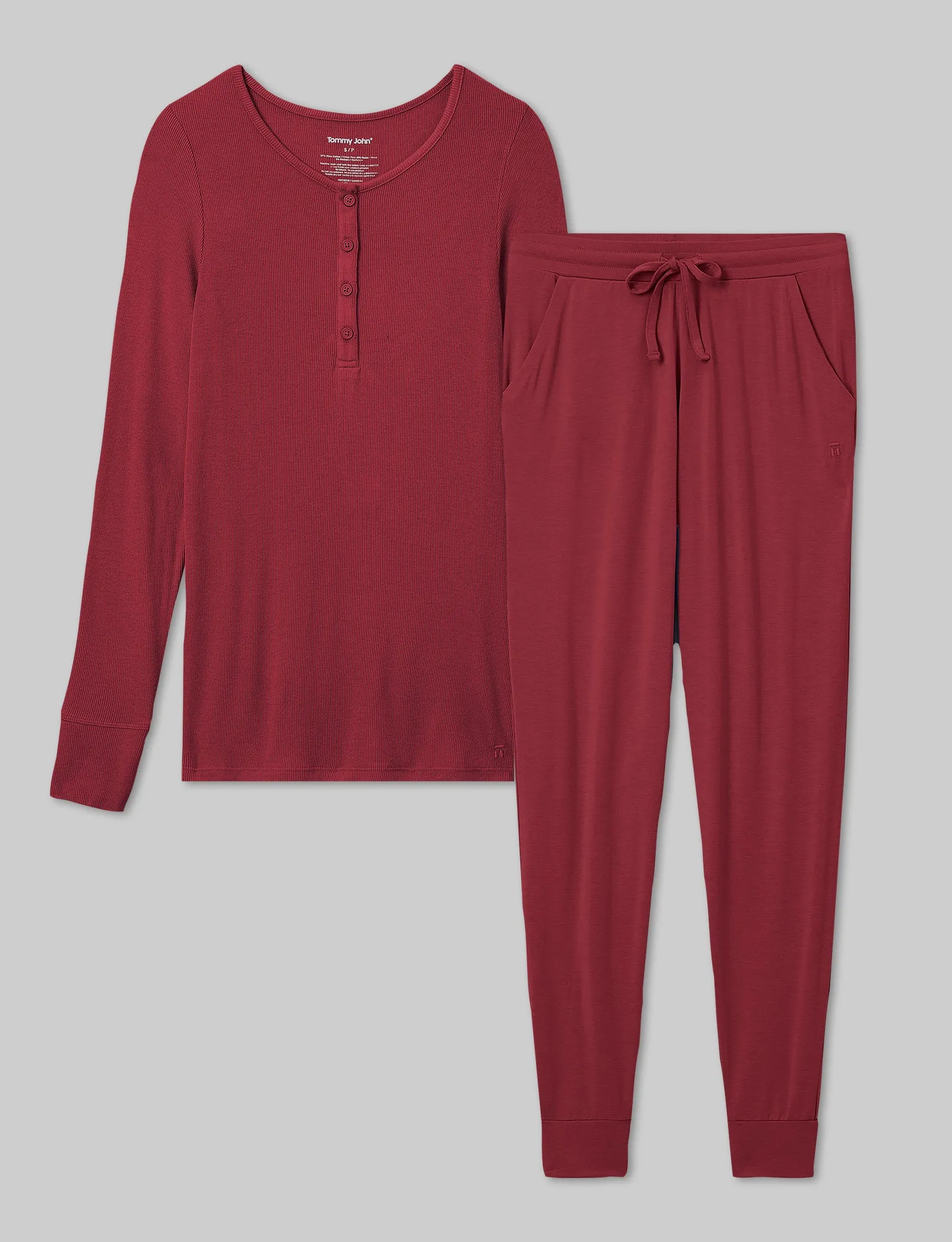 Women's Downtime Henley & Jogger Set