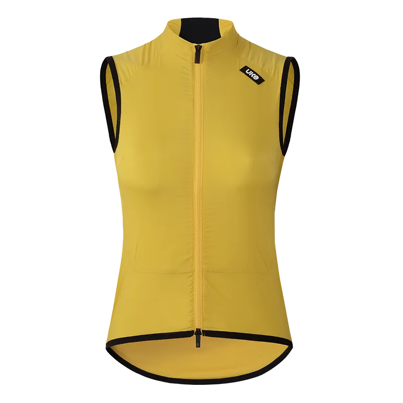 Women's Wind Gilet CL-1 Wind Night-Bergamot Yellow